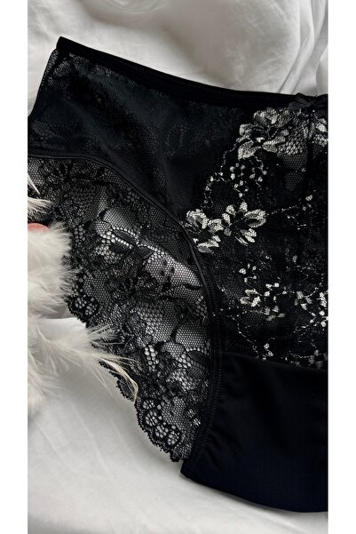 YOYYO Εσώρουχα plus size - Μαύρο - Geblümt