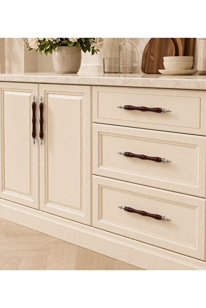 YAKUT AKSESUAR 128 mm-(12,8cm)-PORSELEN Dolap Çekmece Mutfak Banyo Gardrop Ço...