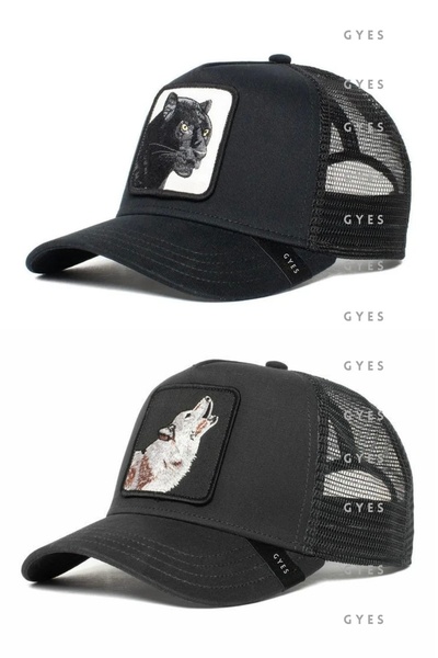 GYES Αθλητικό καπέλο με φιγούρες ζώων Unisex Σετ 2 ρυθμιζόμενων πλάτης