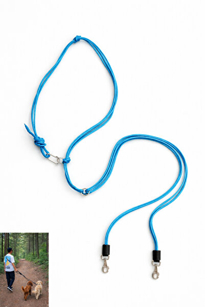 PETSWUU İkili Köpek Gezdirme Tasması Hands Free – Çift Köpek için Ayarlanabil...