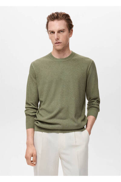MANGO Man Dünner Strickpullover