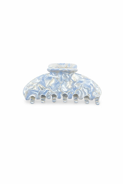 Roberta Lorenz Κούμπωμα με σχέδιο από μπλε μάρμαρο υψηλής ποιότητας - 10 εκ.