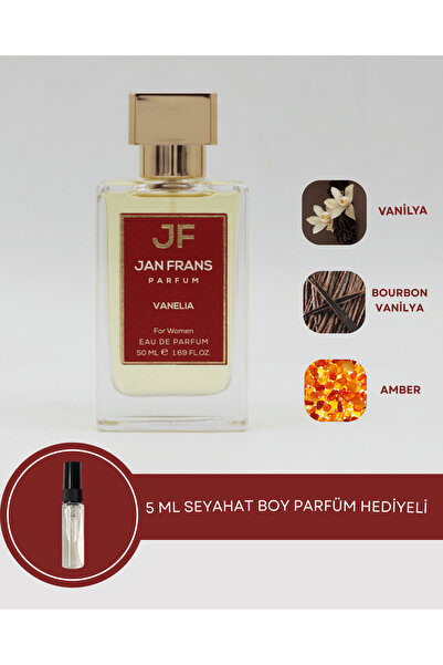 JF JAN FRANS Afrodızyak Etkili Vanelia - Vanilya Parfüm 50 ml Kalıcı Edp Kadı...