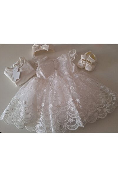 biyan collection Kız Bebek Mevlüt Takımı Gelinlik Abiye Elbise Bebek Doğum Baby Shower Hediyesi