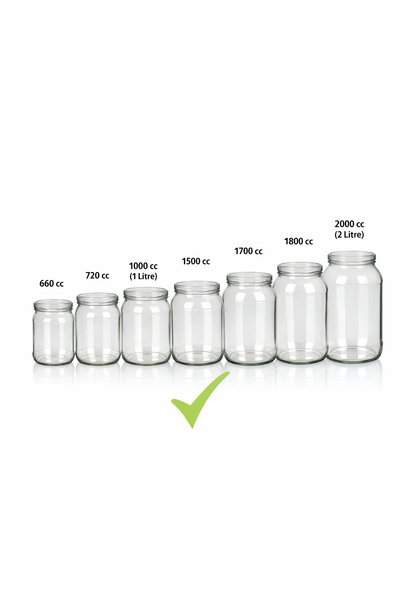 FALEYSA 82mm Kavanoz Kapağı Beyaz Renk Sızdırmaz Ev Yapımı Konserve İçin 10’lu Paket