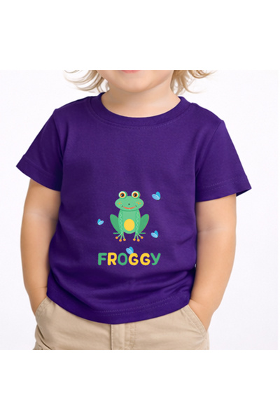 petite pati تي شيرت أطفال من ماركة Mor Froggy (0-4 سنوات) مصنوع من القطن بنسب...