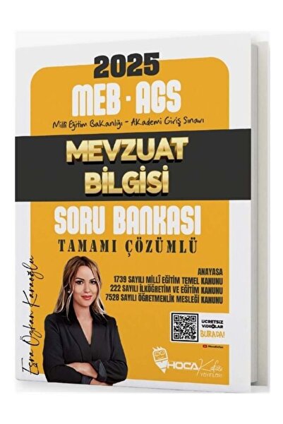 Hoca Kafası Yayınları SÜPER FİYAT - Hoca Kafası 2025 MEB-AGS Mevzuat Bilgisi ...