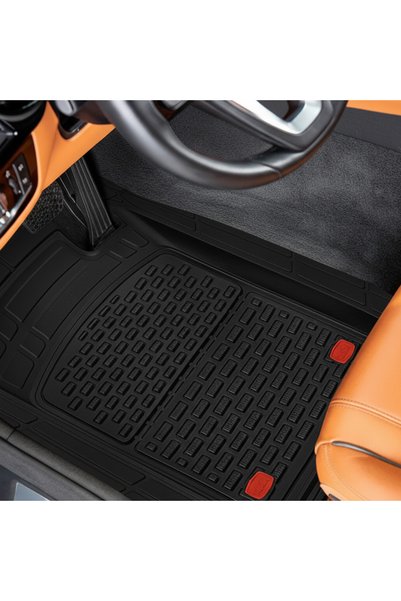 TEAMCAR Covorașe tip tavă compatibile cu Dacia Logan Stepway MCV, Negru