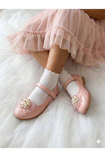 PATİK BEBE ΚΟΜΨΕΣ ΠΑΠΟΥΤΣΙΑ ΜΠΑΜΠΕΤ ΓΙΑ ΚΟΡΙΤΣΙΑ ΜΕ ΠΕΡΛΕΝΟ ΦΙΟΝΤΟ ΚΟΥΜΠΩΜΑ Κ...