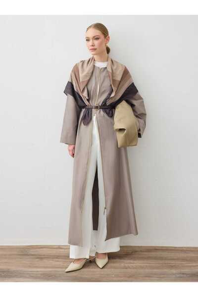 Refka Καπάκι με φερμουάρ / Παλτό - Mink - καφέ - Refka