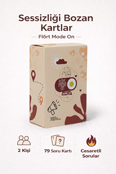 hypel.co Flört Mode On | Flört Oyunu Kartları | Cesur Sorular | Çift Oyunu | ...