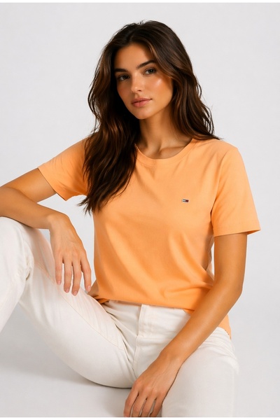 Tommy Hilfiger Tjw Soft Cotton Flag Logo T-Shirt