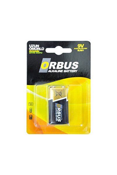 ORBUS Alkalin 9V Pil