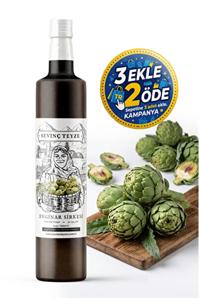 Organik Teyze Sevinç Teyze Enginar Sirkesi, Artichoke Vinegar 500 ml - Doğal ...