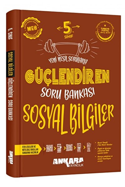 Ankara Yayıncılık 5. Sınıf Güçlendiren Sosyal Bilgiler Soru Bankası