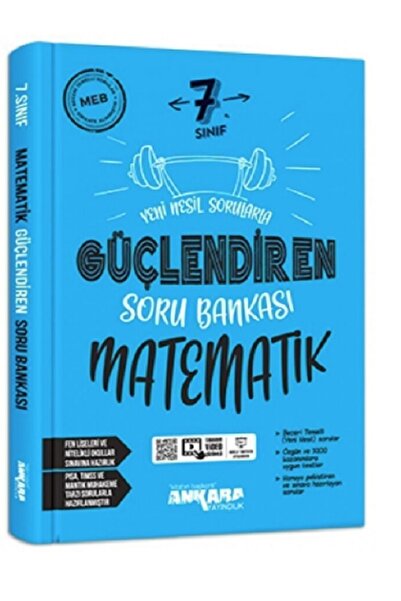 Ankara Yayıncılık Ankara Yayınları 7.Sınıf Matematik Güçlendiren Soru Bankası