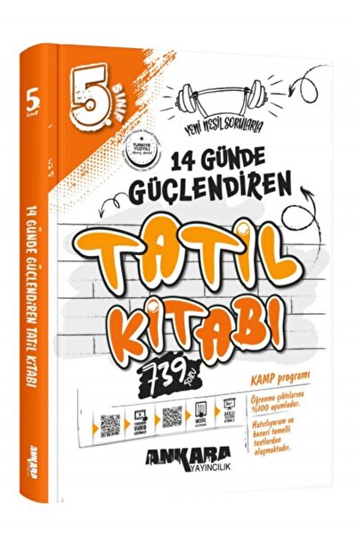 Ankara Yayıncılık ANKARA YAY. 5.SINIF GÜÇLENDİREN 14 GÜNDE TATİL KİTABI 2026