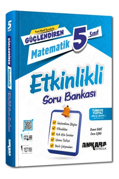 Ankara Yayıncılık ANKARA YAY. 5.SINIF GÜÇLENDİREN MATEMATİK ETKİNLİKLİ SORU B...