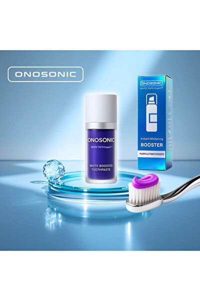 ONOSONIC WHITE TEETH EXPERT معجون أسنان جل أرجواني لتبييض الأسنان الفوري