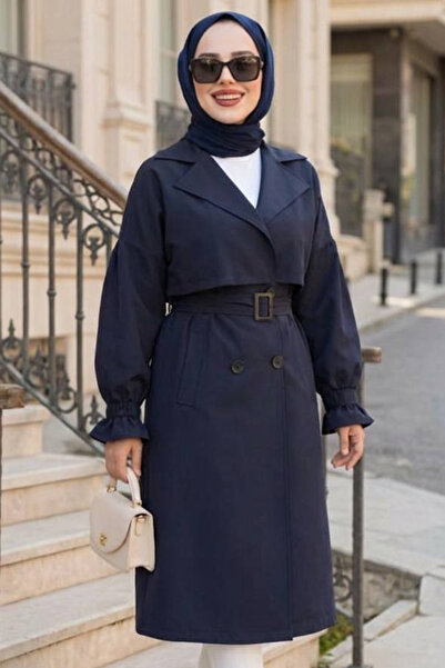 N.S NEVA STYLE Μπλε ναυτικό μπλουζάκι με ζώνη 26421L