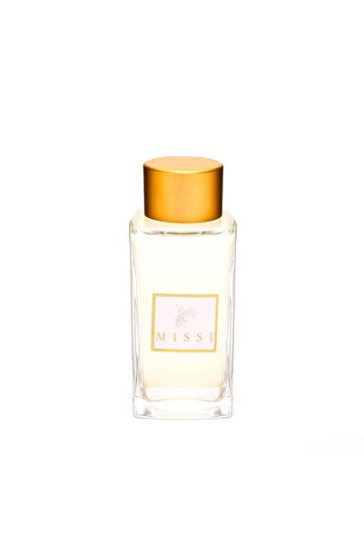 Missi 180 ml Kare Cam Şişe Amber Çiçeği Kolonya