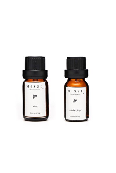 Missi 2'li Oud & Amber Çiçeği Buhurdanlık Esansı/Yağı