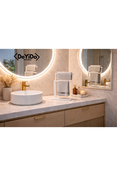 DeYiDo Havluluk Tezgah Set Üstü Kağıt El Havluluğu Ev Banyo Düzenleyici Paslanmaz Döküm Devrilmez Ev Dizayn