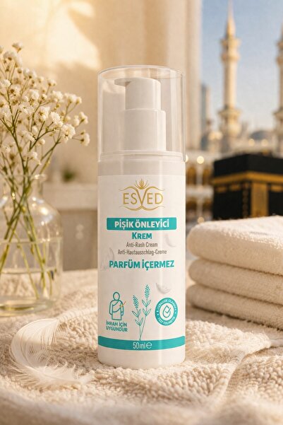 ESVED Kokusuz pişik kremi ihram pişik kremi umre pişik kremi Hac pişik kremi 50 ML.