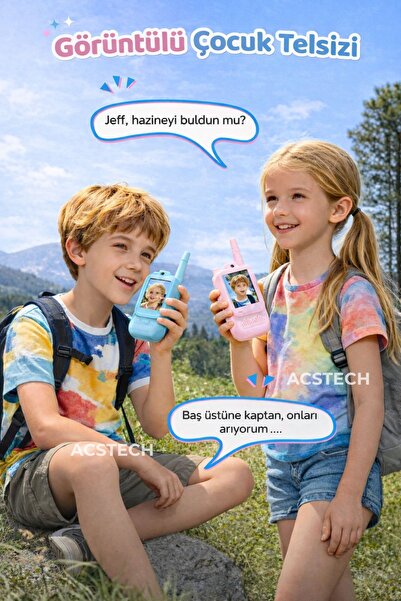 ACSTECH Görüntülü Çocuk Telsizi – Video Walkie Talkie