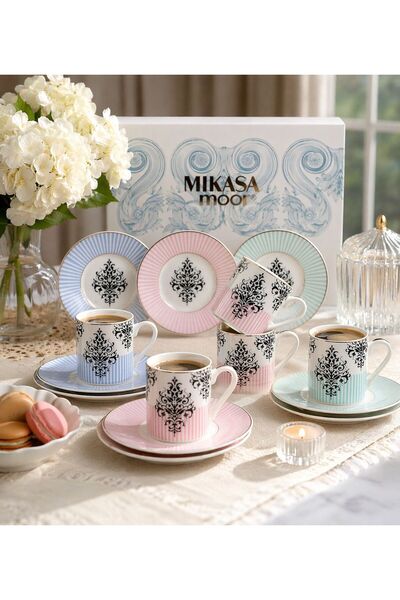 Mikasa Moor Aristelle 6 Kişilik Kahve Fincan Seti 90cc