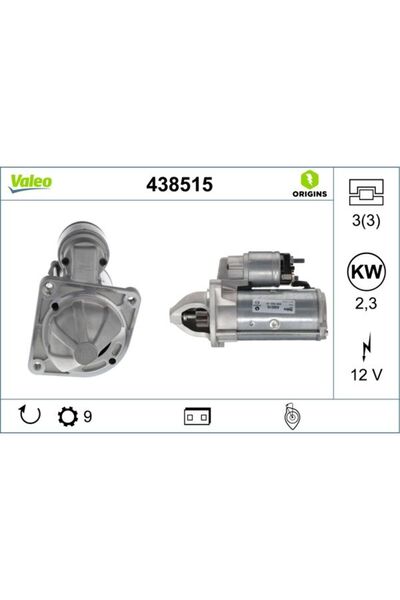 VALEO Val 438515 Mars Motor 46758240