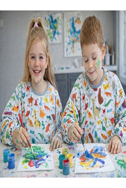 Aşkın Parti Evi Ποδιά ζωγραφικής για παιδιά 7-11 ετών, αδιάβροχη, εξαιρετικά ...