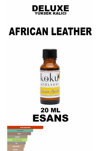 KokuAtölyesi Memo African Leather 20ml Esans | Unisex Deri & Baharatlı Niş Ko...
