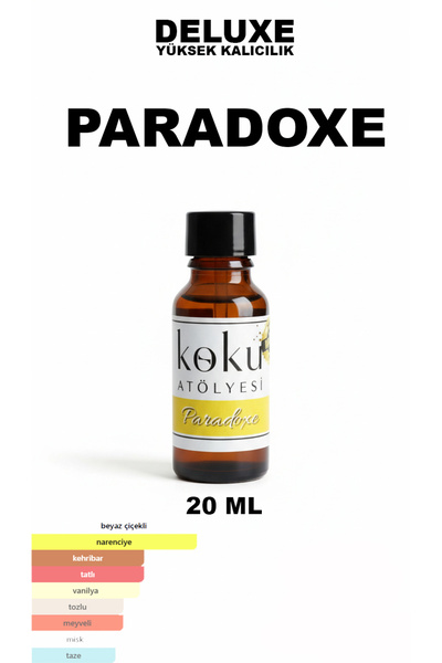KokuAtölyesi Paradoxe Deluxe Esans 20 ml | Çiçeksi Amber & Vanilyalı Kadın Pa...