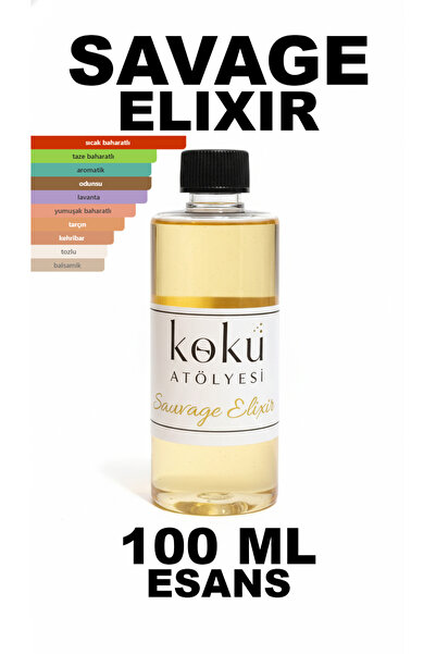 KokuAtölyesi Sauvage Elixir Erkek Parfüm Esansı 100 ML - Yüksek Kalıcılık Güç...