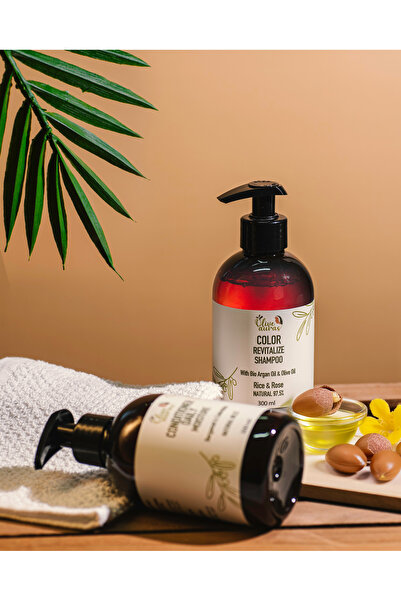 Olive Auras Color Revitalize Shampoo 97% Natural Ingredients Gentle & effective Shampoo For Hair Shining 300ml
