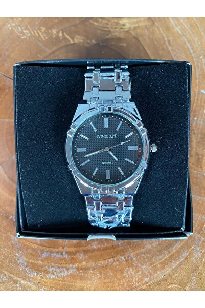 Time İst Wristwatch with Stainless Steel Band and Case, Boxed and Padded (wit...