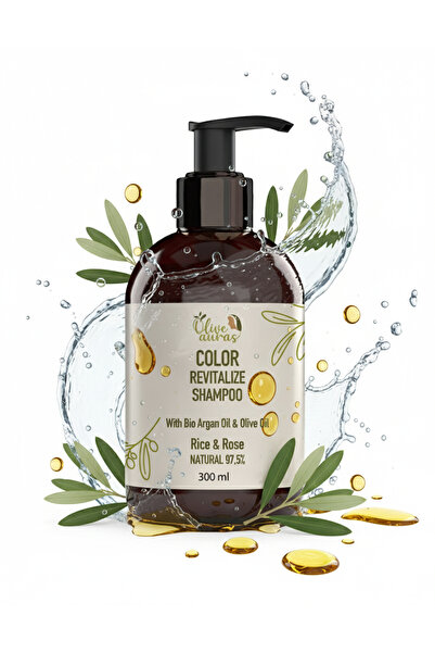 Olive Auras Color Revitalize Shampoo 97% Natural Ingredients Gentle & effecti...