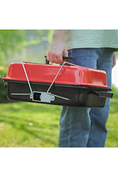 AutoFamily AUTO FAMILY Portable Folding Charcoal Grill – Compact BBQ Barbecue for Outdoor Camping