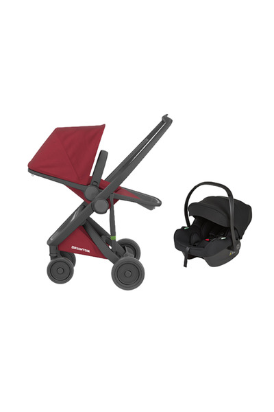 Greentom Reversible Çift Yönlü Travel Sistem Bebek Arabası Seti ve Anex Cosmo...