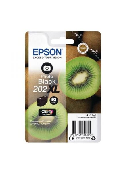 EPSON Cartus Imprimanta Cerneală foto negru 202XL |   7,9ml |   Claria Premium