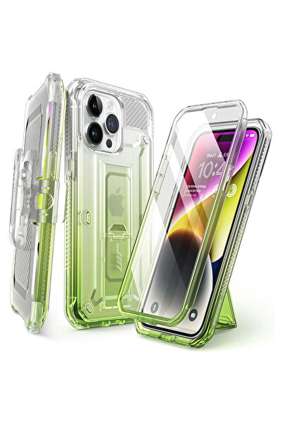 Supcase Husă Unicorn Beetle Pro pentru iPhone 15 Pro Max, Verde degrade