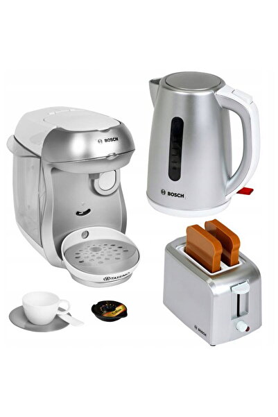 Klein Jucarie creativa Set de mic dejun Klein, ceainic argintiu, toaster, exp...