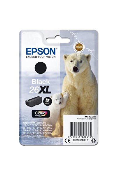 EPSON Cartuș Imprimanta 26XL - XL - negru - original - cartuș de cerneală