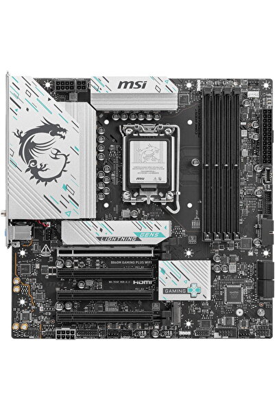 MSI Motherboard MSI B860M GAMING PLUS WIFI, Intel B860, LGA 1851, DDR5, mATX