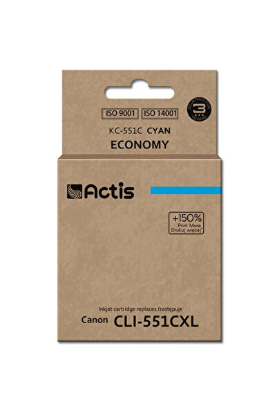 Actis COMPATIBLE Printer Cartridge KC-551C for Canon printer; Canon CLI-551C ...