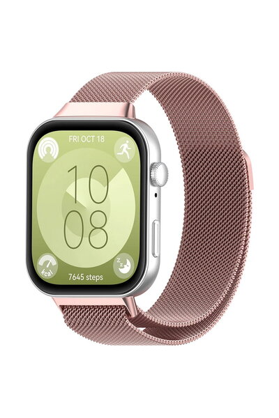 Techsuit Curea pentru Huawei Watch Fit 3 - Curea de ceas (W009) - Roz