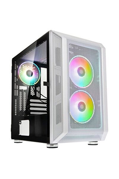 Kolink Carcasa PC Citadel Mesh RGB, Alb