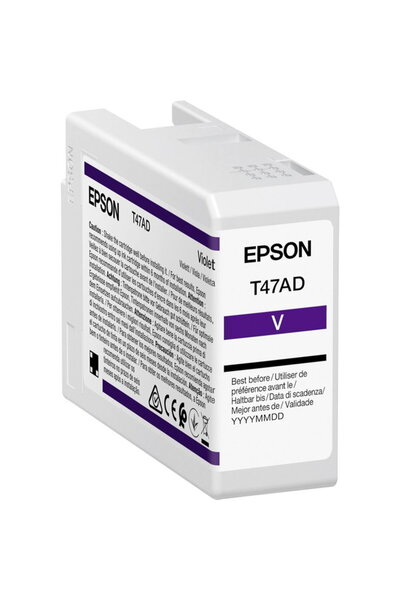EPSON T47AD Ink Cartridge, 50 ml, Violet