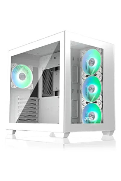 Raijintek Carcasa PC PAEAN C7 TG4, tip tower (alb)